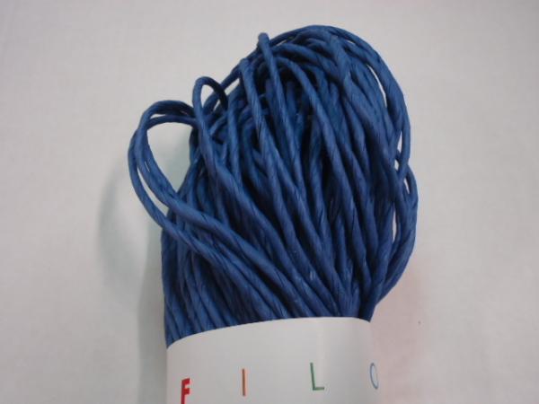 Papiergarn dick blau